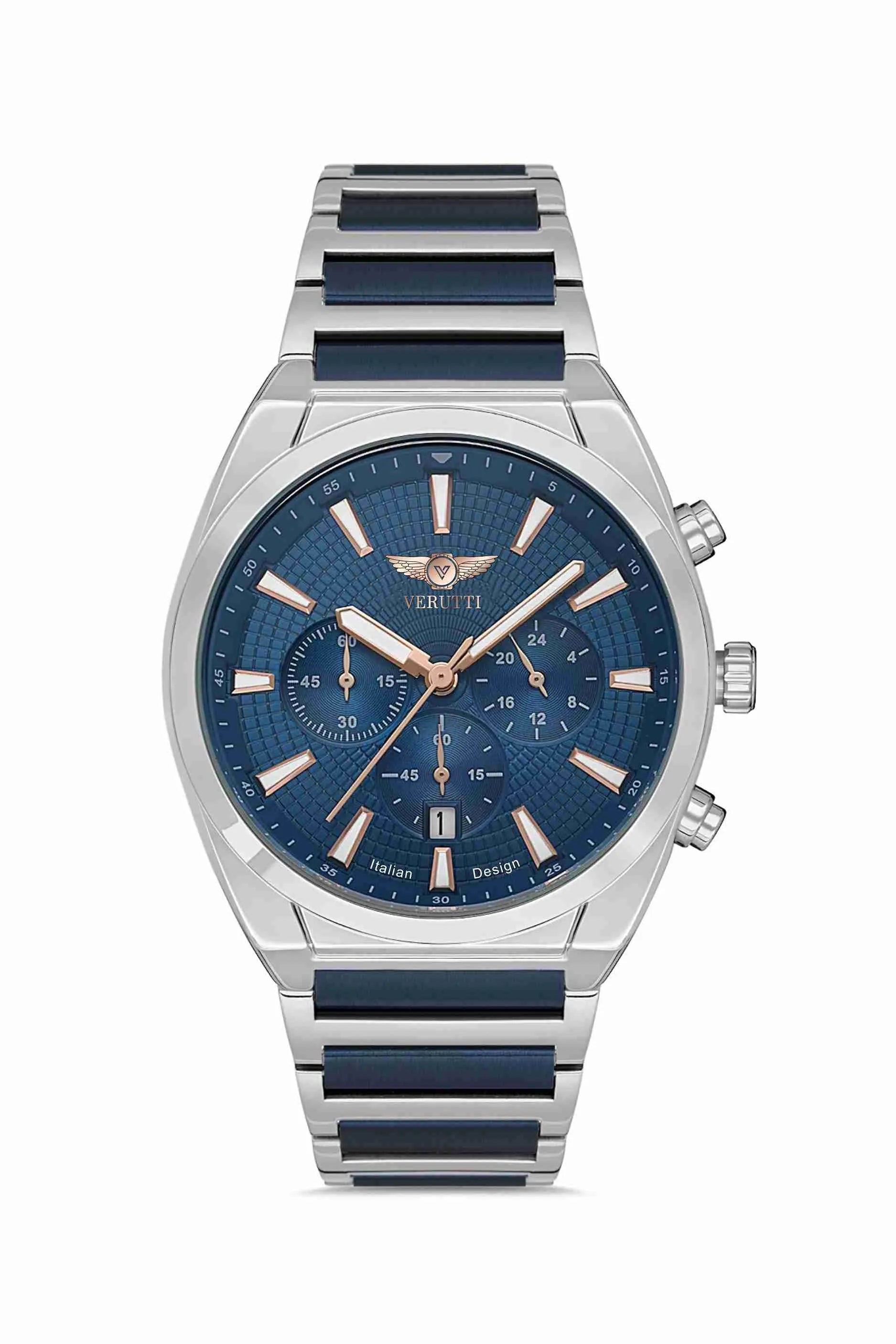 Men's Luxury Watch   Verutti VR-1024-2  Navy Dial