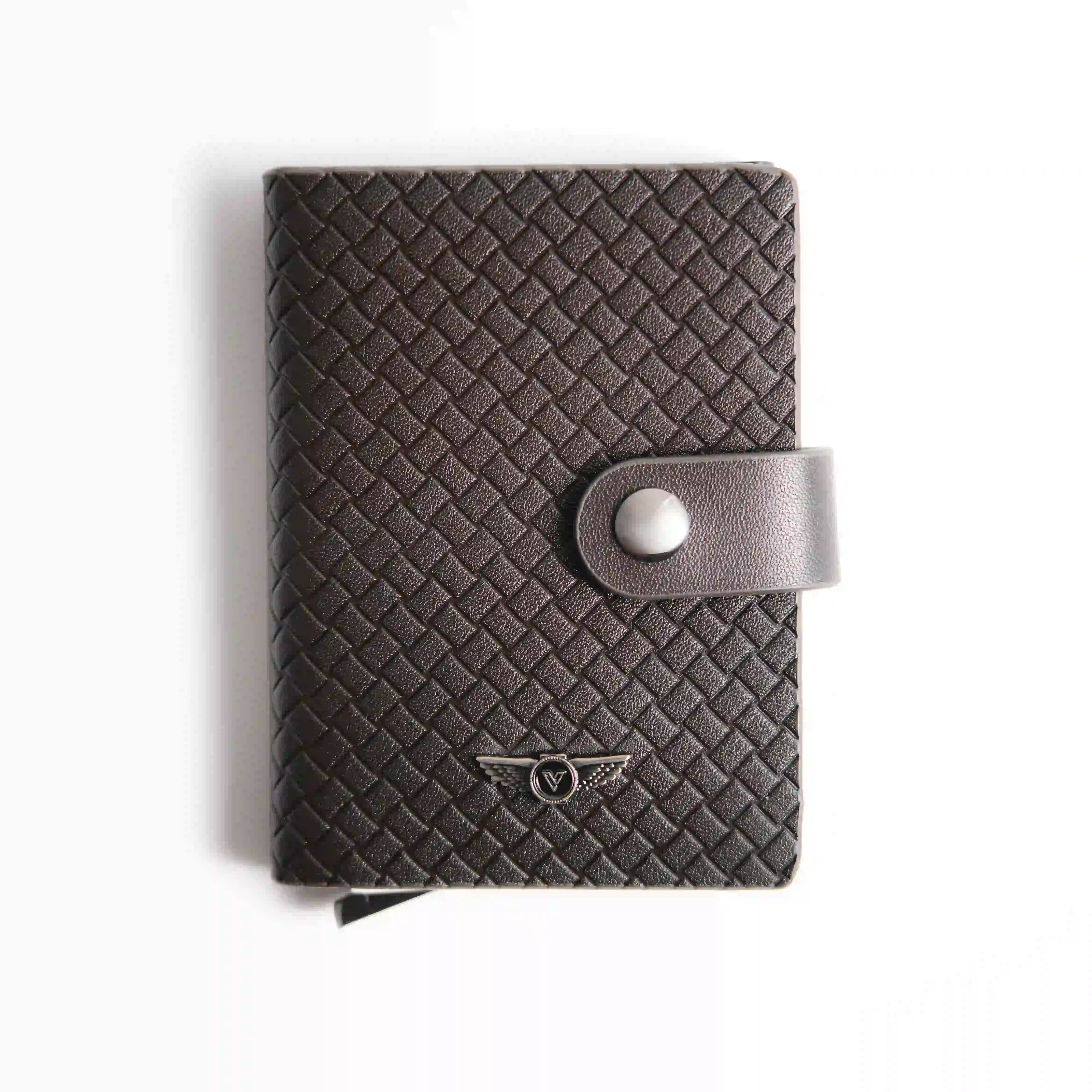 Verutti Men's Leather Wallet in Brown Cowhide, Model VRW-1012-5